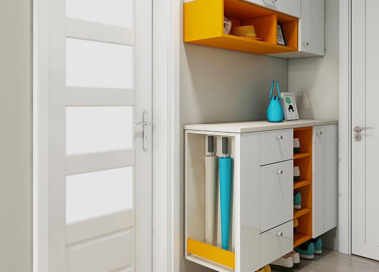 hallway functional cabinet full house design
