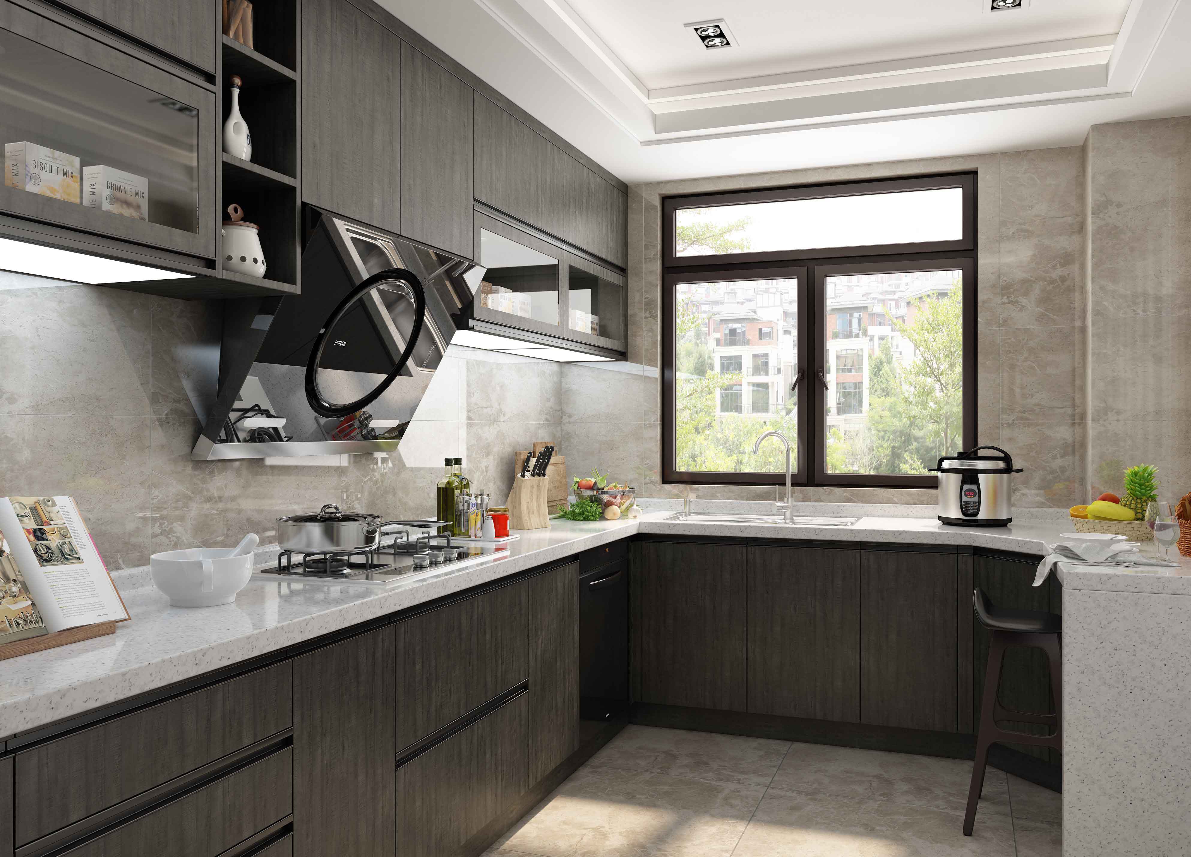 Kina kuhinja od laminata HM1007 H18907 China Laminate Kitchen HM1007 H18907