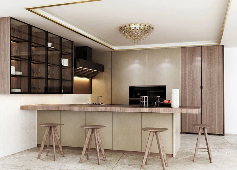 modern U shaped melamine kitchen cabinets modern U shaped melamine kitchen cabinets