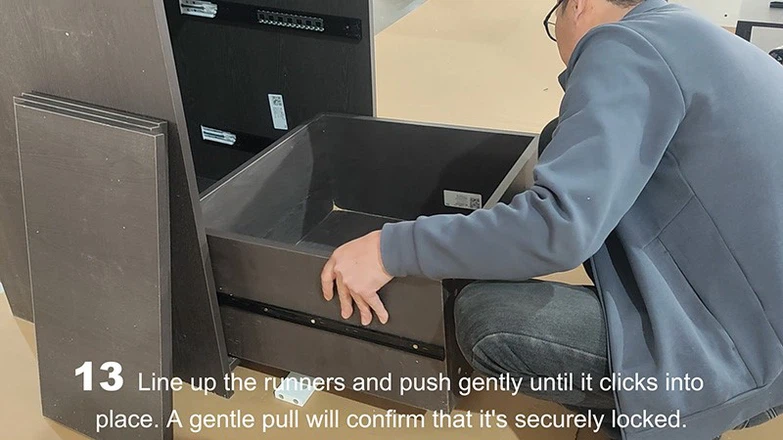 Install the Drawer Install the Drawer
