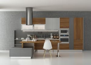 Drveni kuhinjski ormarić od melamina