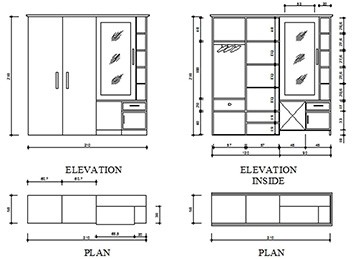 Kako planirate raspored unutarnjeg ormara?